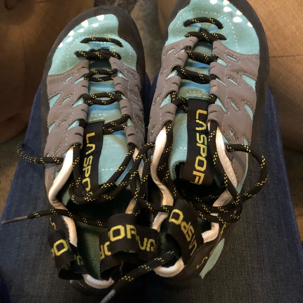 La sportiva climbing shoes
